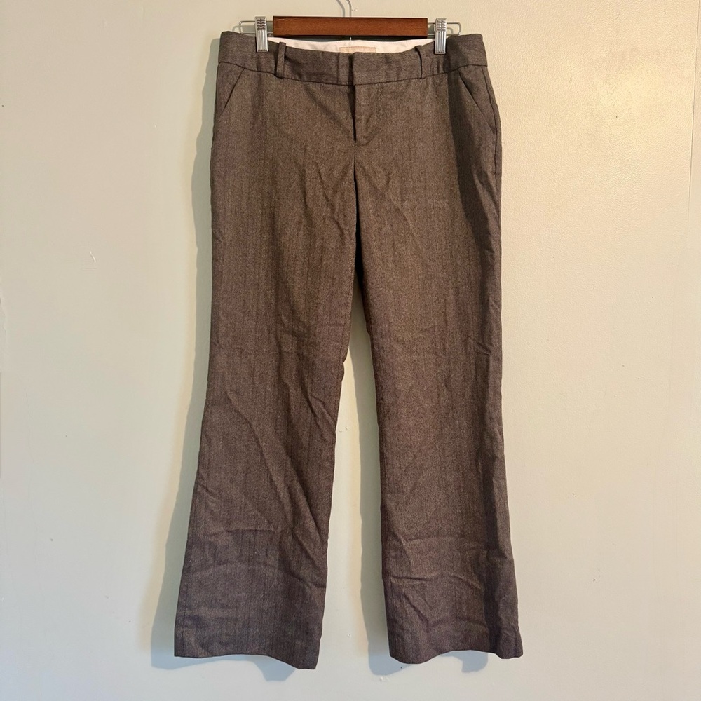 Banana Republic “The Martin” Flare | Dark Academia Minimalism Professional Tweed